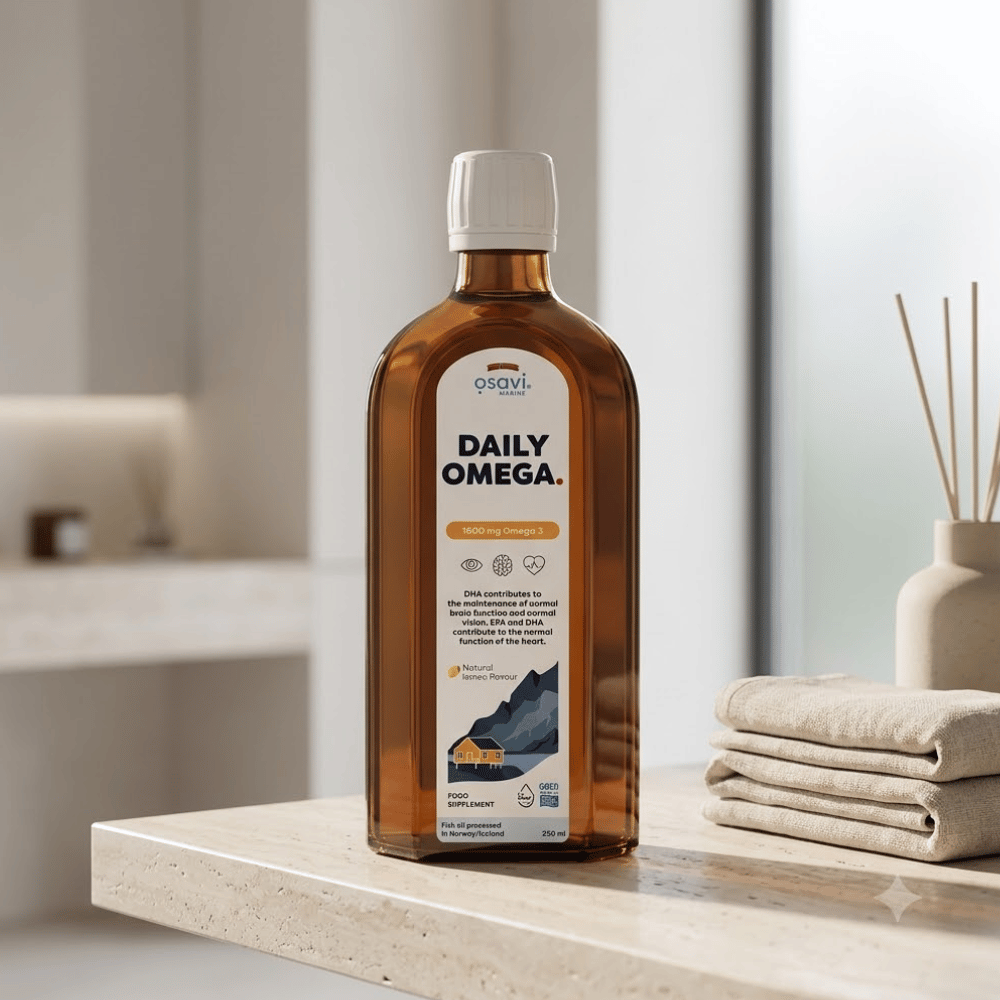Kwasy Omega-3 1600 mg Osavi Cytryna Płyn Serce Mózg Bez Cukru 250 ml  — miniatura 4