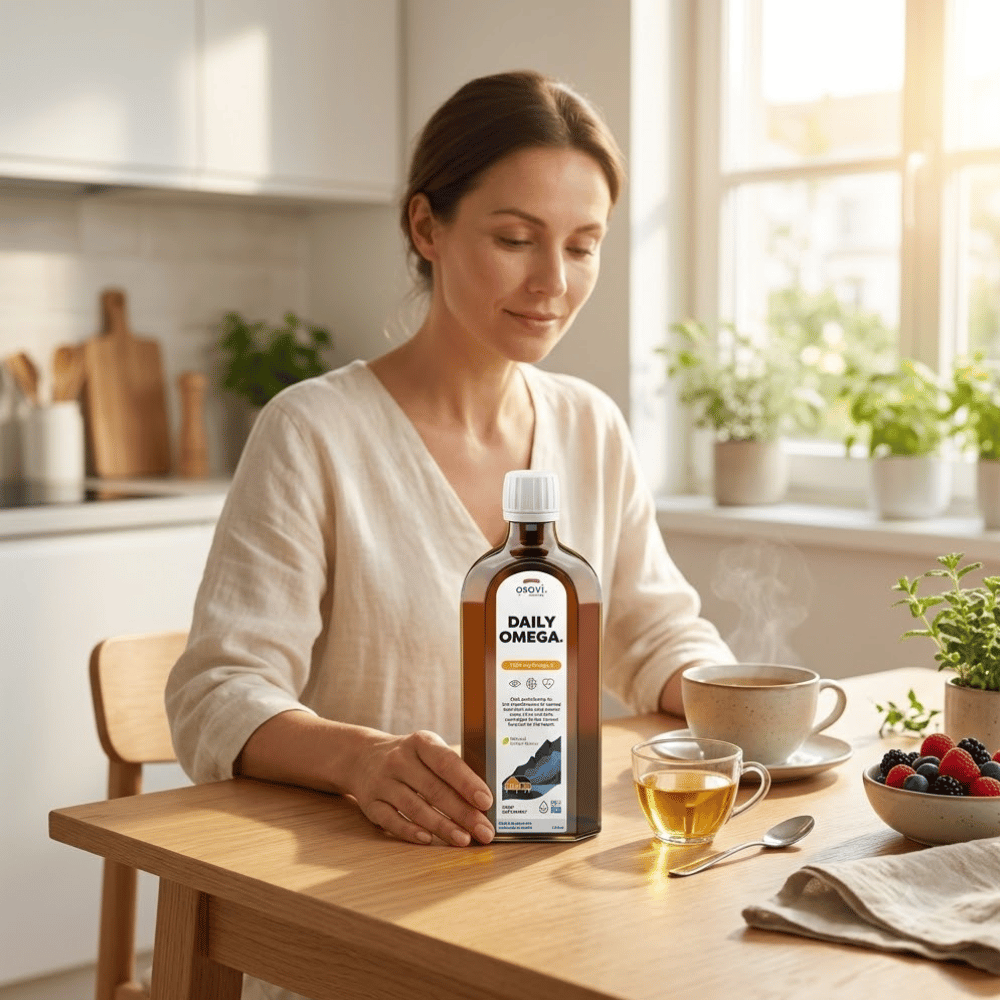 Kwasy Omega-3 1600 mg Osavi Cytryna Płyn Serce Mózg Bez Cukru 250 ml  — miniatura 5