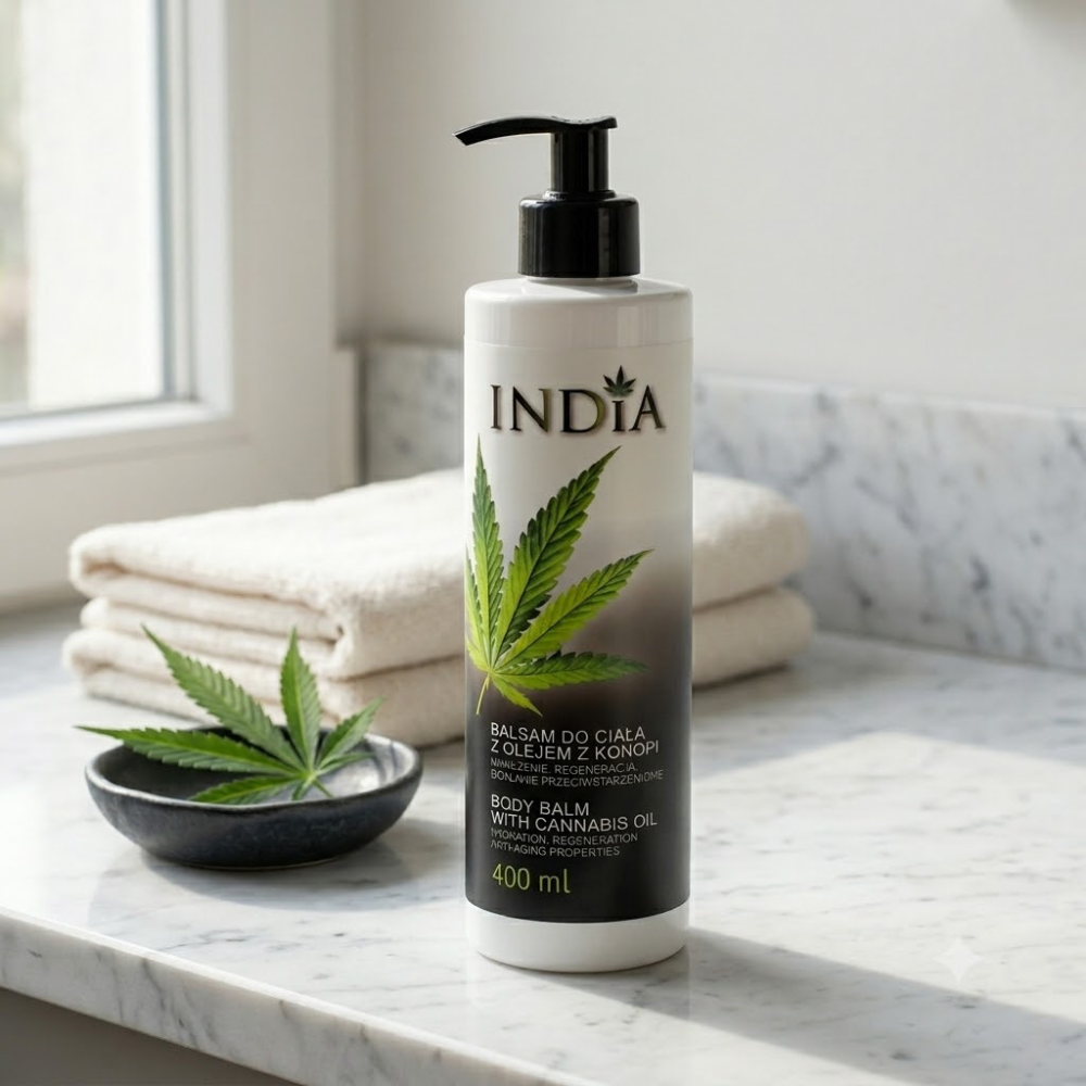 Balsam do ciała z olejem konopnym - głębokie i intensywne nawilżenie (400 ml) — miniatura 3