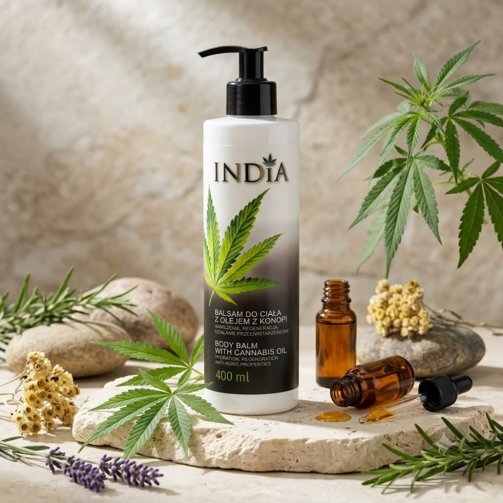 Balsam do ciała z olejem konopnym - głębokie i intensywne nawilżenie (400 ml) — miniatura 4