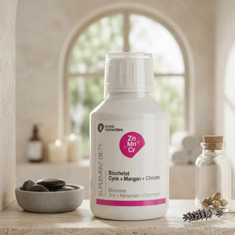 Biochelat Cynk+Mangan+Chrom Invex Remedies 150 ml – Płyn — miniatura 3