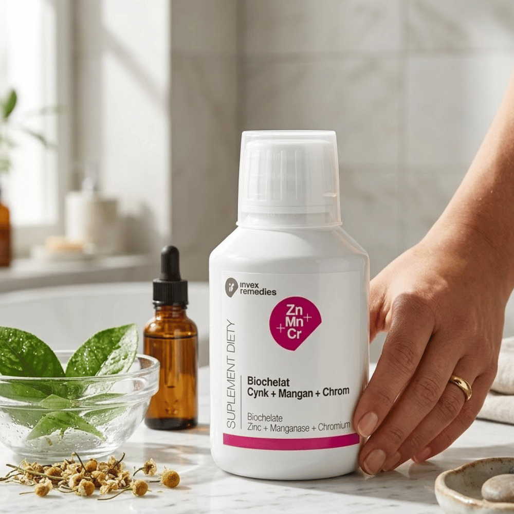 Biochelat Cynk+Mangan+Chrom Invex Remedies 150 ml – Płyn — miniatura 5