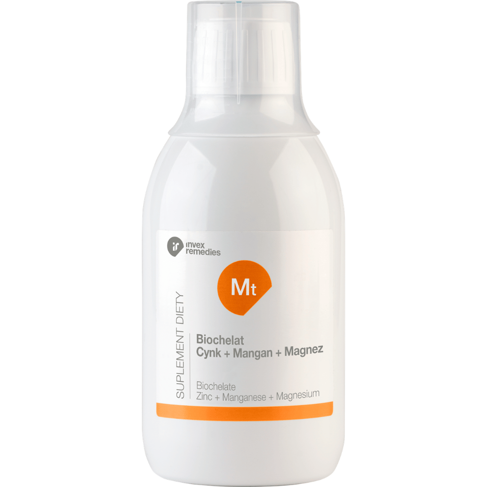 Biochelat Cynk+Mangan+Magnez Invex Remedies 300 ml – Seria Mt