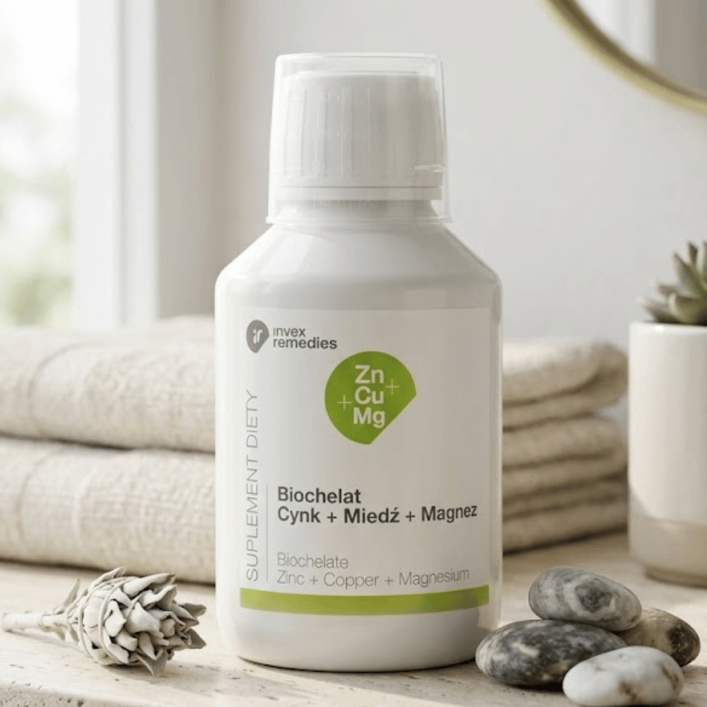 Biochelat Cynk+Miedź+Magnez Invex Remedies 150 ml – Zn+Cu+Mg — miniatura 2