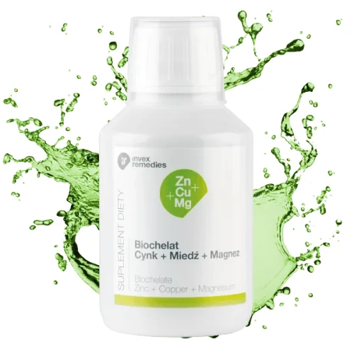 Biochelat Cynk+Miedź+Magnez Invex Remedies 150 ml – Zn+Cu+Mg — miniatura 6
