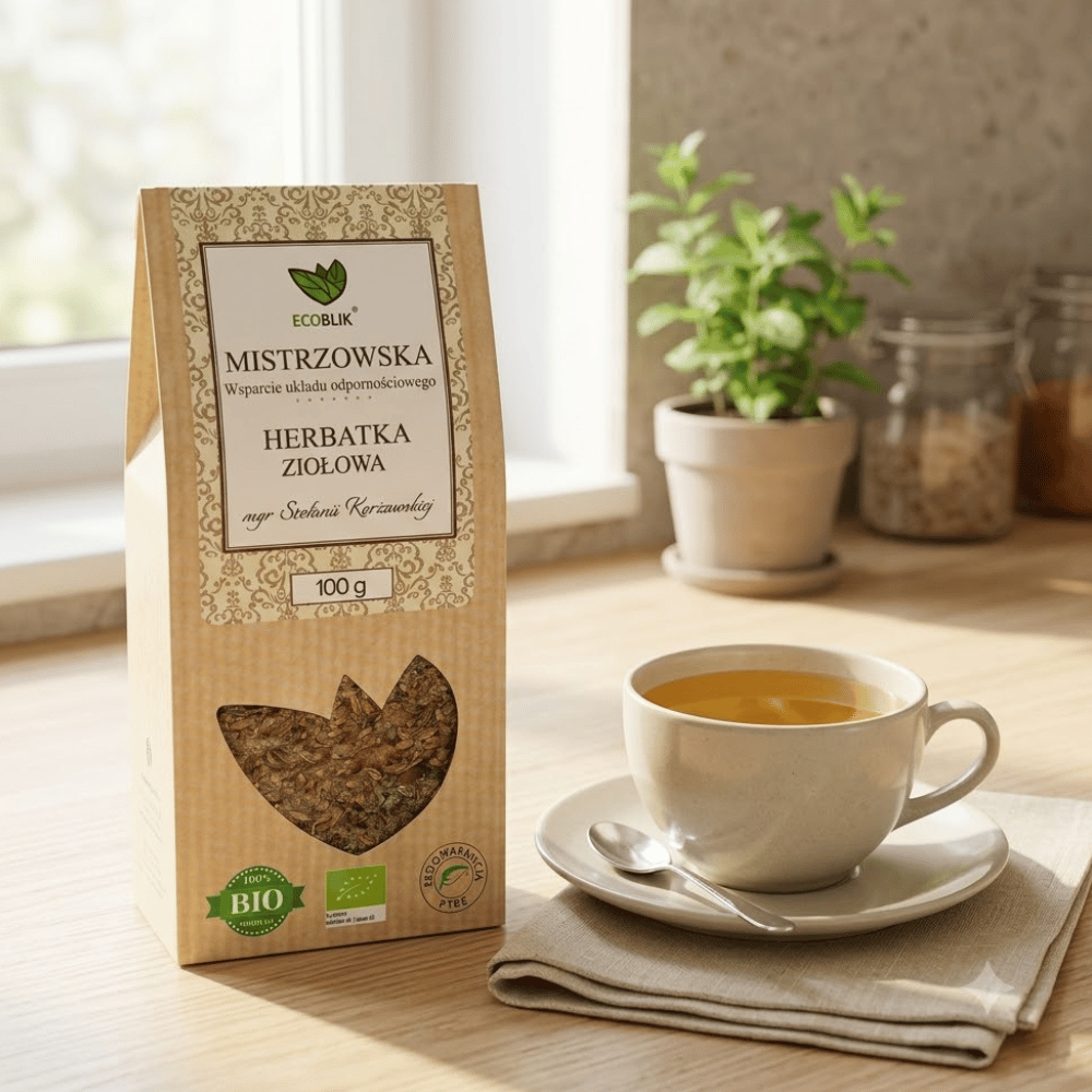 Herbatka Mistrzowska BIO – Wsparcie Odporności i Trawienia (100g) | EcoBlik — miniatura 2