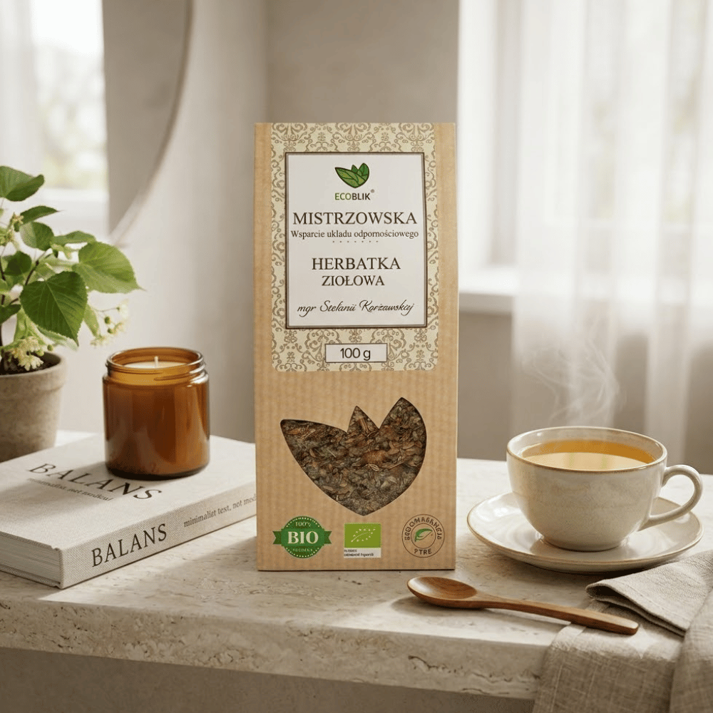 Herbatka Mistrzowska BIO – Wsparcie Odporności i Trawienia (100g) | EcoBlik — miniatura 5