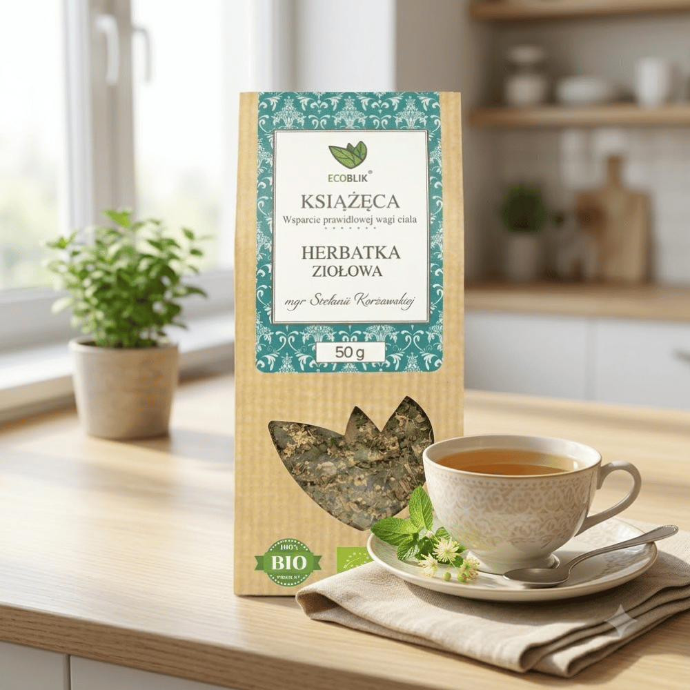 Herbatka Książęca BIO – Prawidłowy Metabolizm, Smukła Sylwetka i Detoks (50g) | EcoBlik — miniatura 2