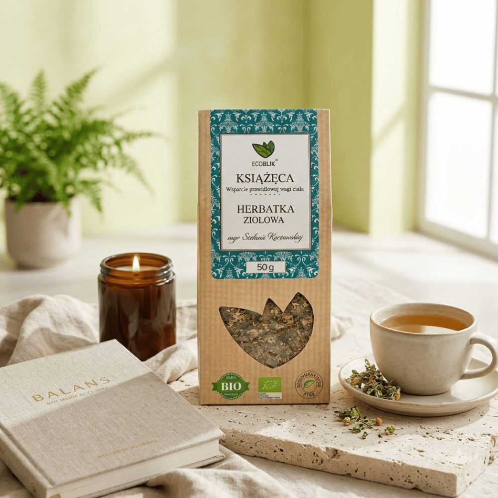Herbatka Książęca BIO – Prawidłowy Metabolizm, Smukła Sylwetka i Detoks (50g) | EcoBlik — miniatura 5