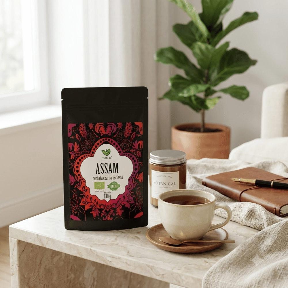 Herbata Czarna Assam BIO – Ekologiczna, Liściasta, Głębokie Pobudzenie (130g) — miniatura 5