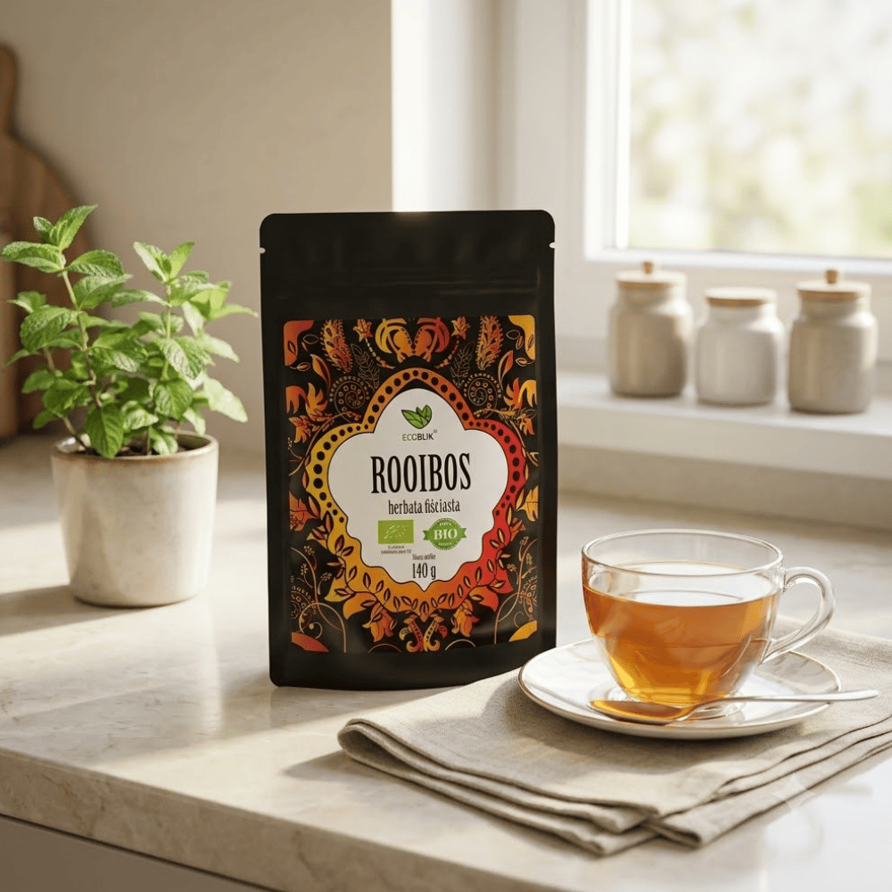 Herbata Rooibos BIO – Czysty Ekologiczny Czerwonokrzew Afrykański (140g) | EcoBlik — miniatura 2