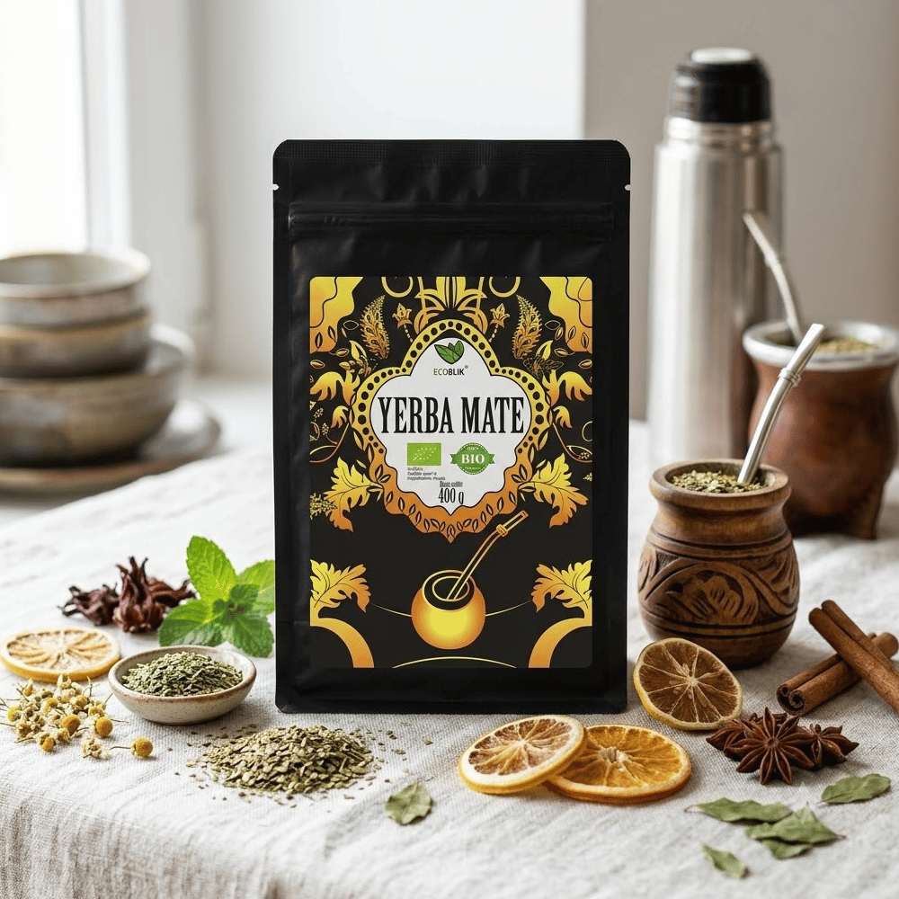 Yerba Mate BIO – Ekologiczne Pobudzenie, Koncentracja i Metabolizm (400g) | EcoBlik — miniatura 3