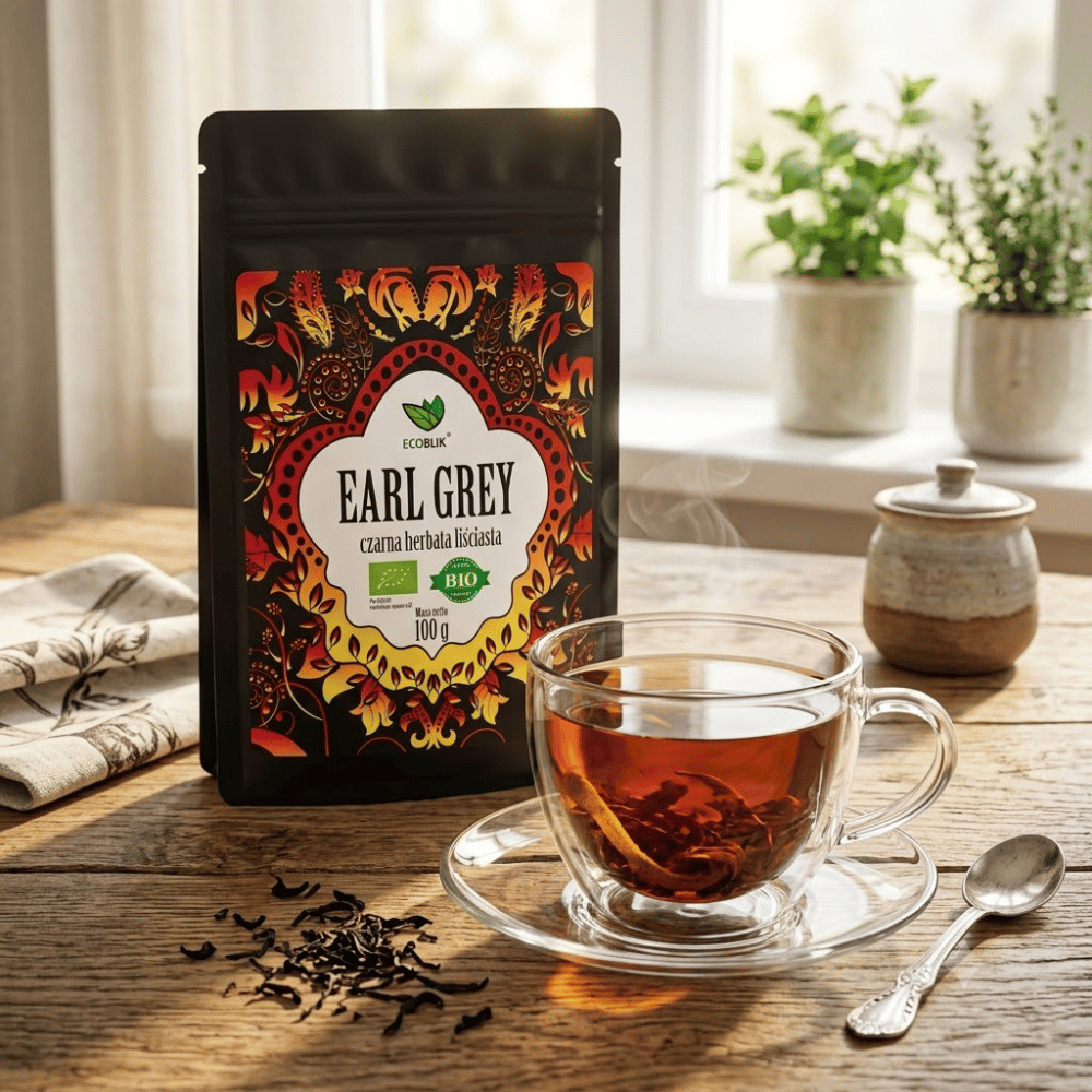 Herbata Czarna Earl Grey BIO – Relaks, Energia i Jasność Umysłu (100g) | EcoBlik — miniatura 4