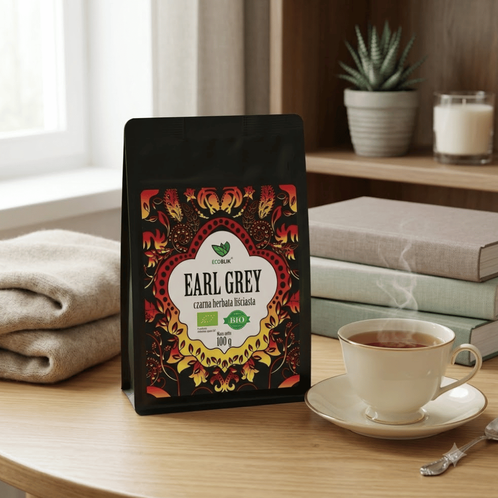 Herbata Czarna Earl Grey BIO – Relaks, Energia i Jasność Umysłu (100g) | EcoBlik — miniatura 5