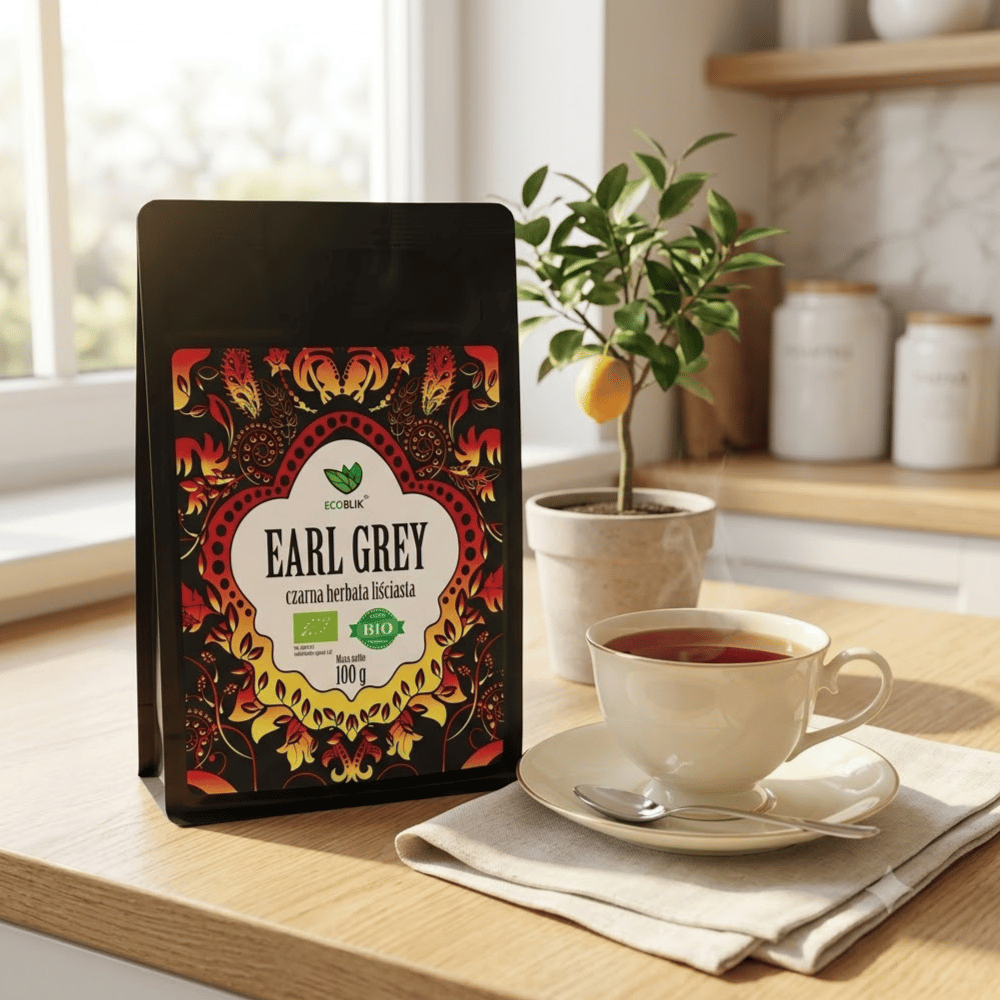Herbata Czarna Earl Grey BIO – Relaks, Energia i Jasność Umysłu (100g) | EcoBlik — miniatura 2