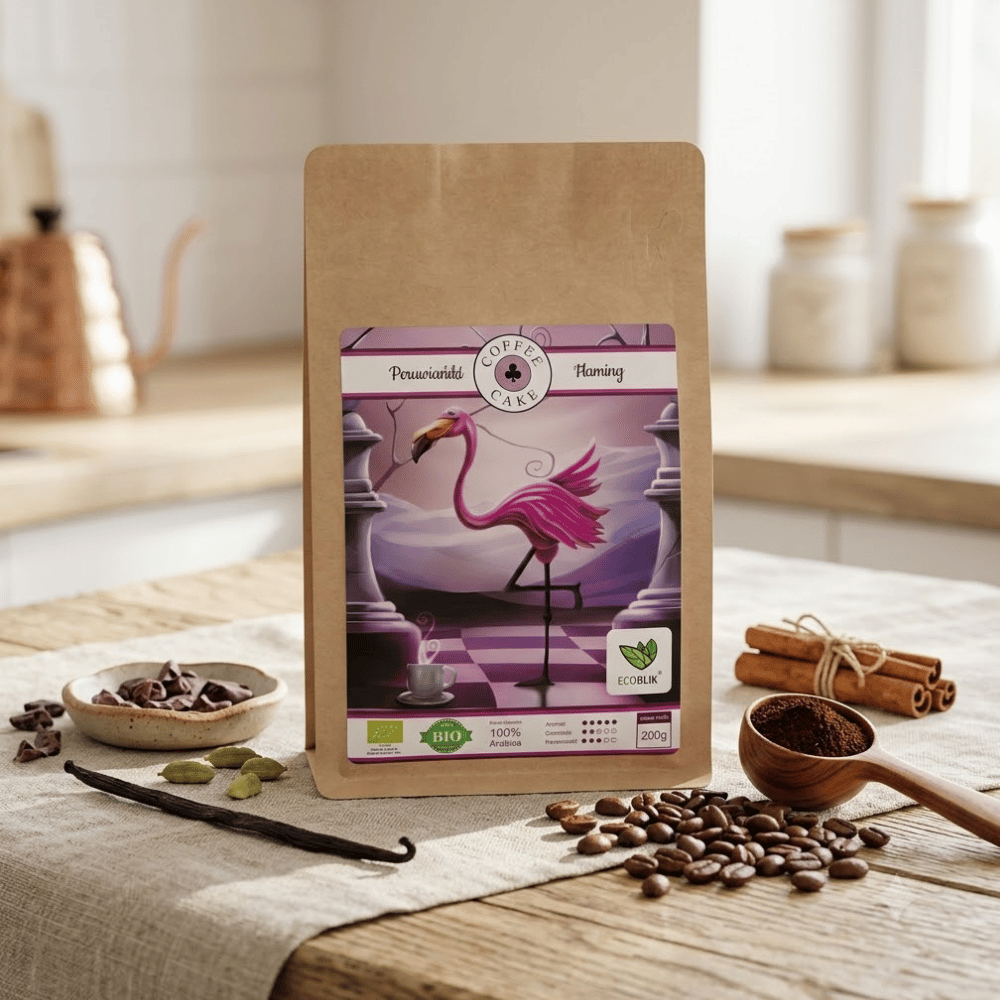 Kawa Ziarnista Peruwiański Flaming BIO – Zbalansowana Energia, Harmonijny Smak i Detoks 200g | EcoBlik — miniatura 3
