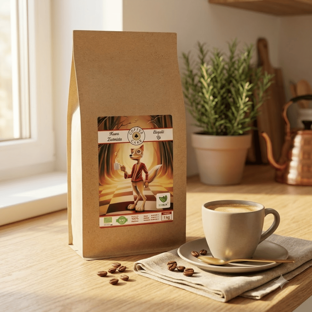 Kawa Ziarnista Etiopski Lis BIO – Maksymalna Koncentracja, Cytrusowe Orzeźwienie i Energia 1kg | EcoBlik — miniatura 2