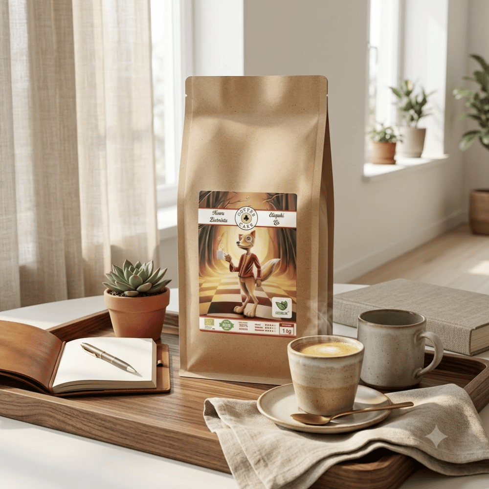 Kawa Ziarnista Etiopski Lis BIO – Maksymalna Koncentracja, Cytrusowe Orzeźwienie i Energia 1kg | EcoBlik — miniatura 5