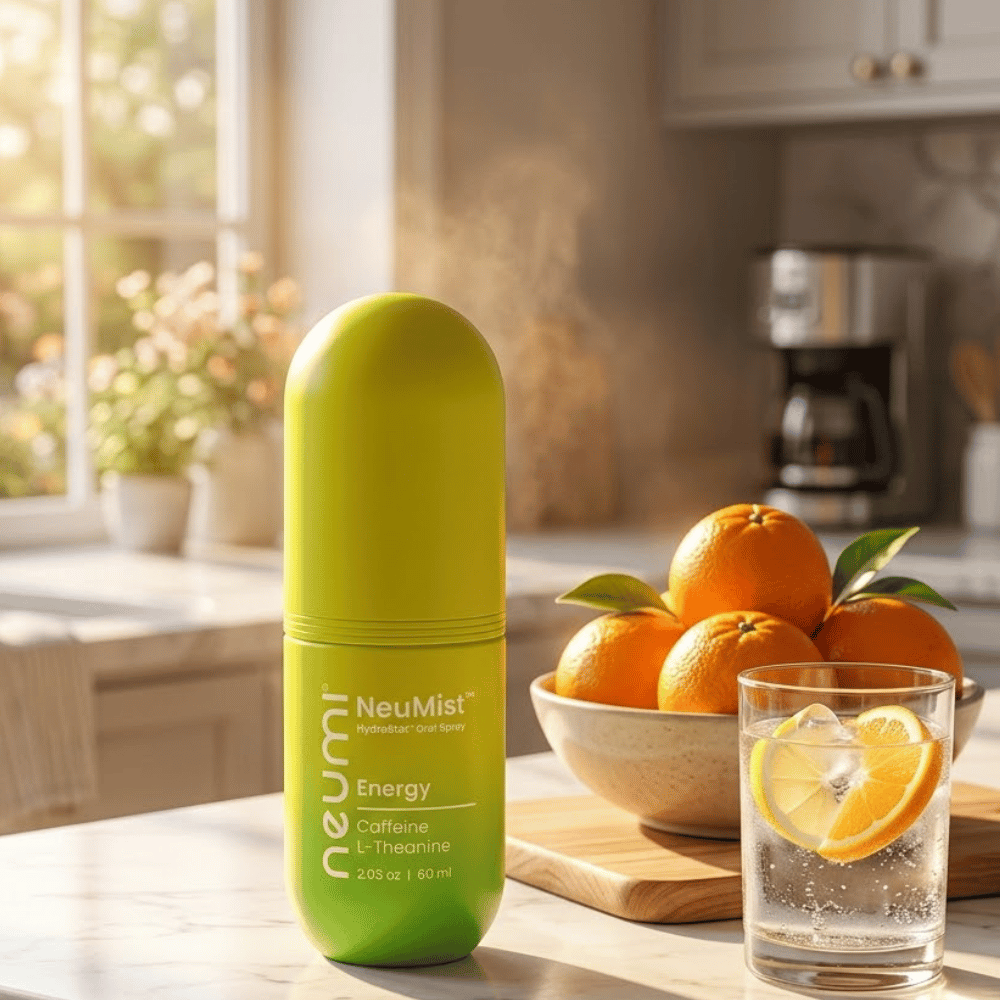 Neumi NeuMist™ Energy 60 ml – Nano-Mgiełka w Sprayu (Kofeina + L-Teanina + Tauryna) na Czystą Energię i Skupienie — miniatura 5