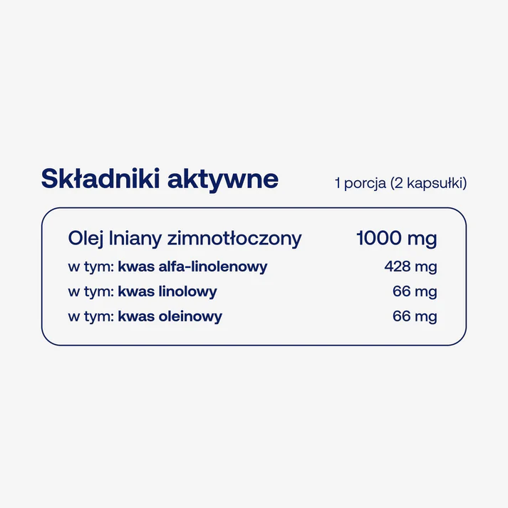 OLICAPS Omega 3-6-9 Formeds 60 kaps. – Olej Lniany, ALA 428 mg — miniatura 2