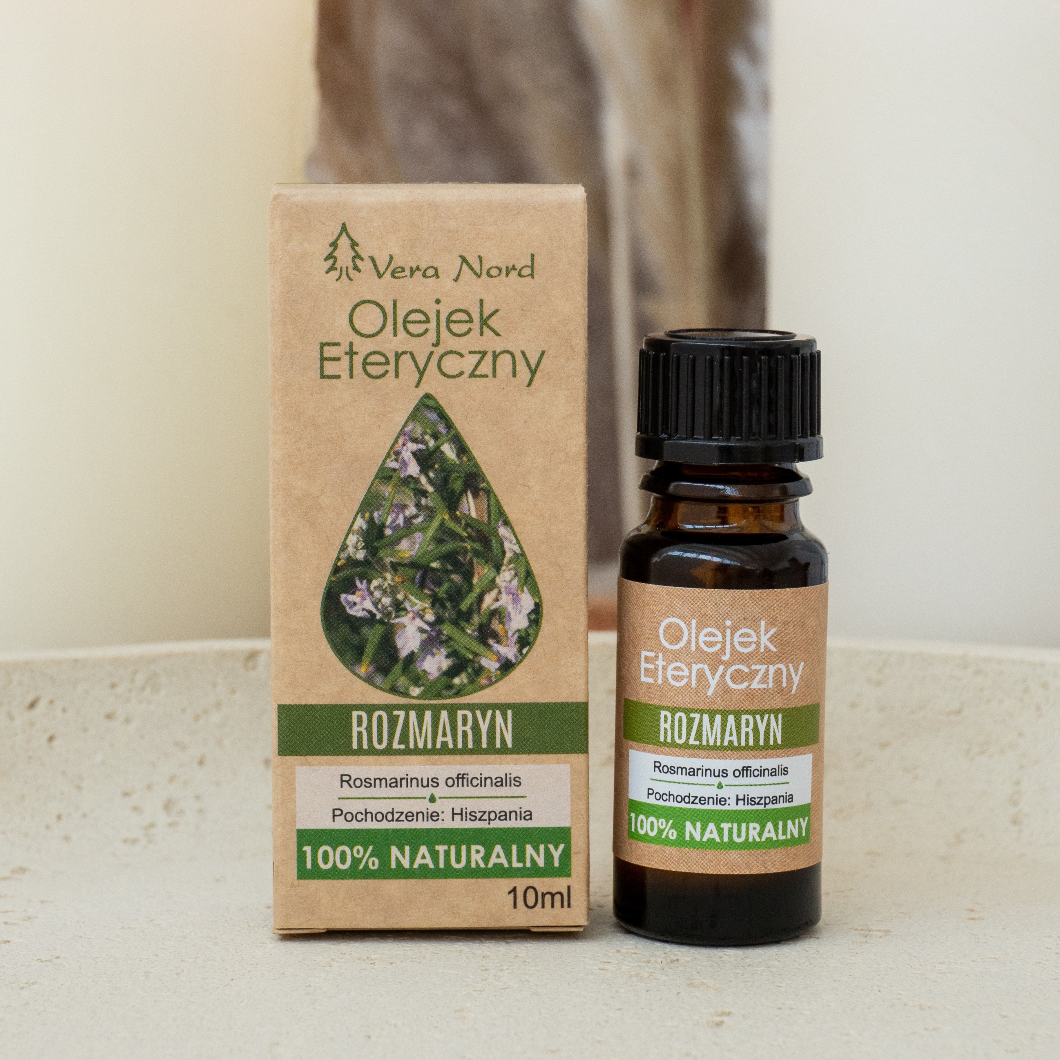 100% Naturalny Olejek Eteryczny – Rozmaryn (Vera Nord, 10 ml) — miniatura 3