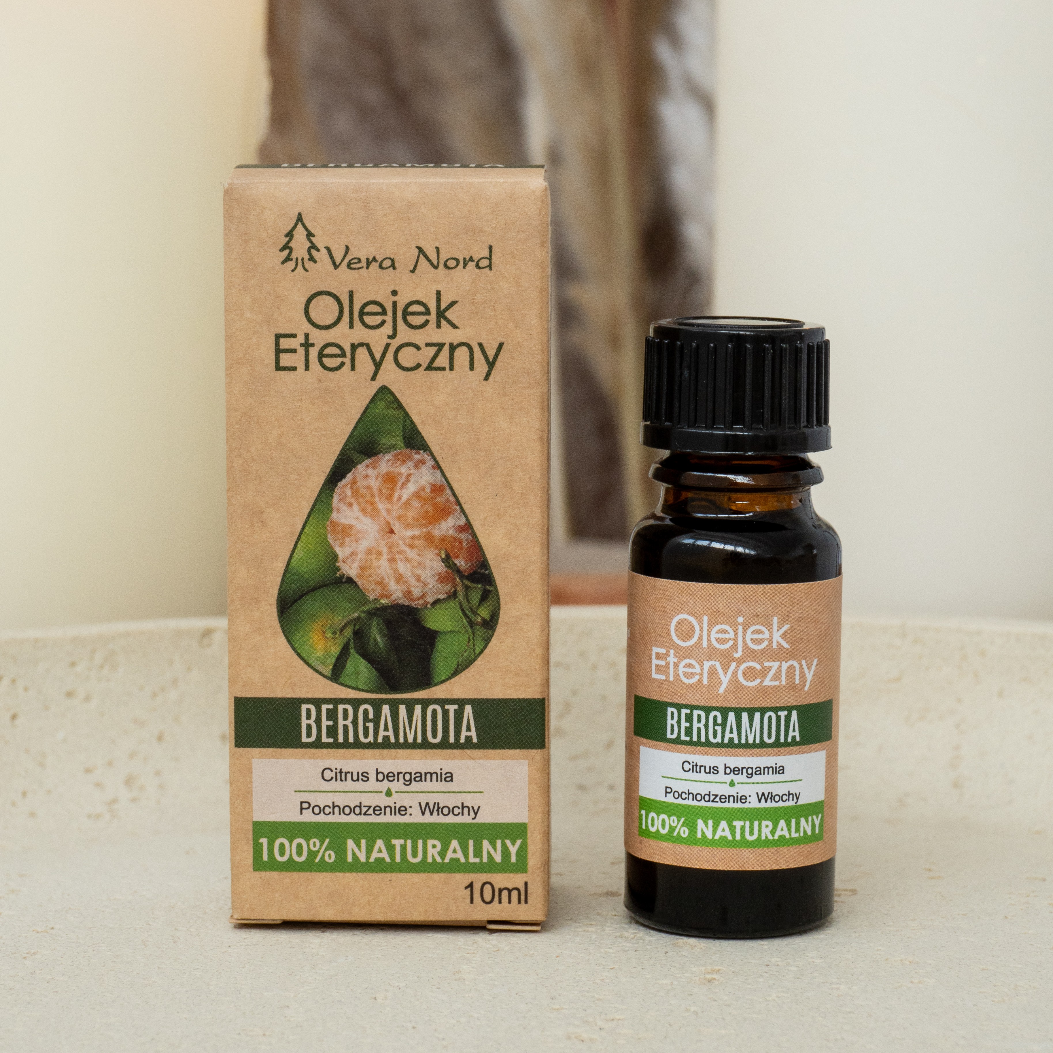 100% Naturalny Olejek Eteryczny – Bergamota (Vera Nord, 10 ml) — miniatura 4