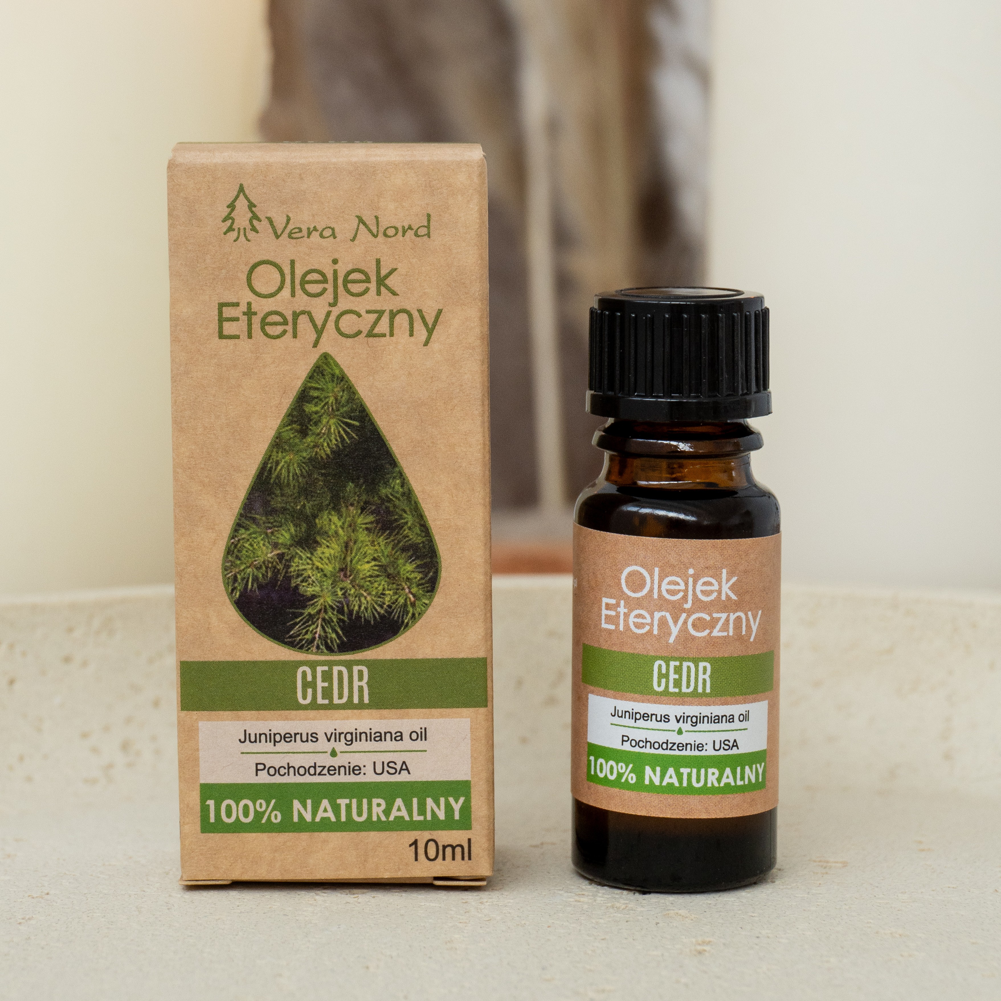 100% Naturalny Olejek Eteryczny – Cedr (Vera Nord, 10 ml) — miniatura 4