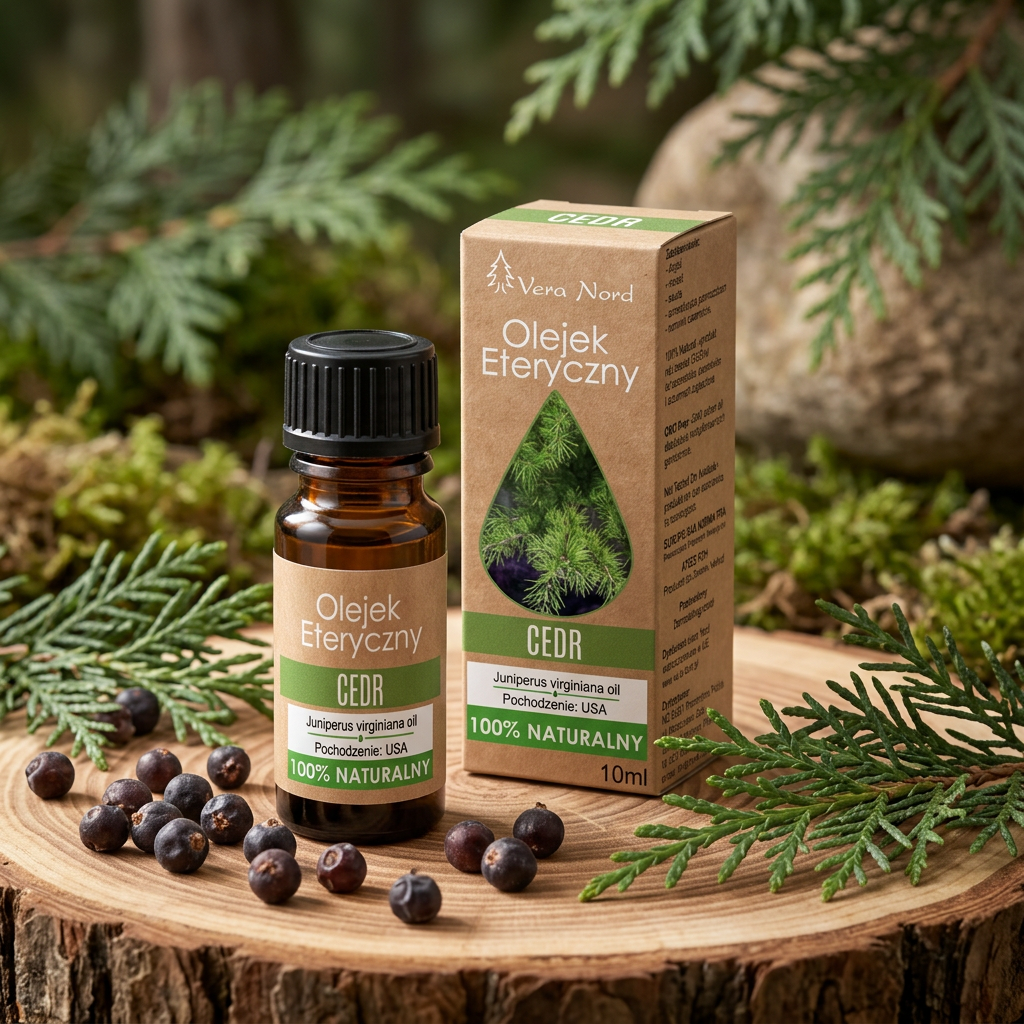 100% Naturalny Olejek Eteryczny – Cedr (Vera Nord, 10 ml) — miniatura 5