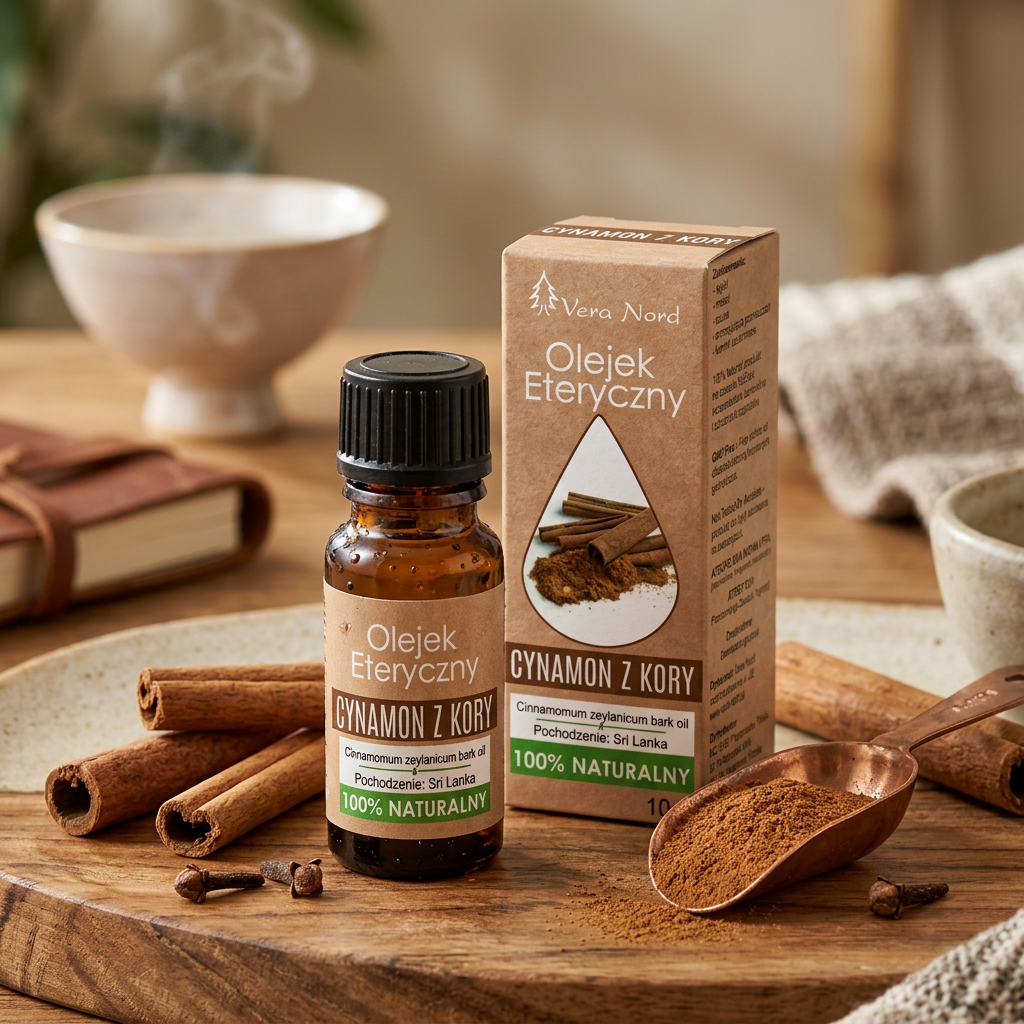 100% Naturalny Olejek Eteryczny – Cynamon z Kory (Vera Nord, 10 ml) — miniatura 5