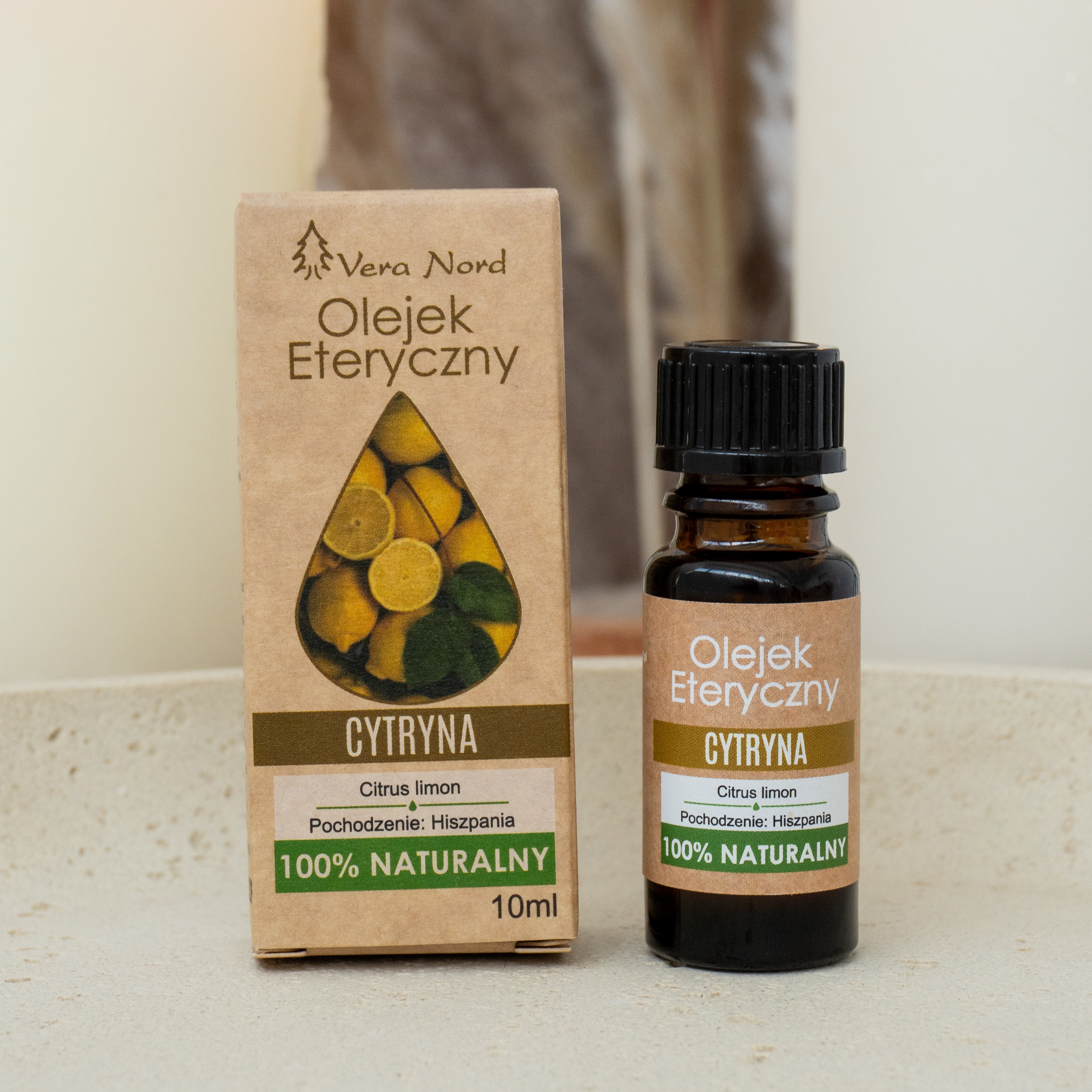 100% Naturalny Olejek Eteryczny – Cytryna (Vera Nord, 10 ml) — miniatura 4