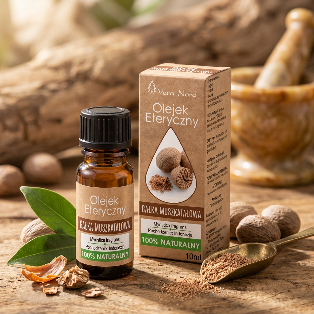 100% Naturalny Olejek Eteryczny – Gałka Muszkatołowa (Vera Nord, 10 ml) — miniatura 5