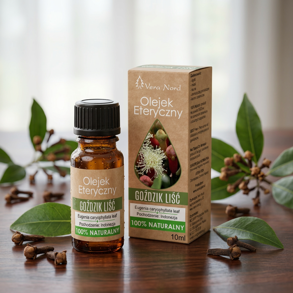 100% Naturalny Olejek Eteryczny – Goździk z Liści (Vera Nord, 10 ml) — miniatura 5