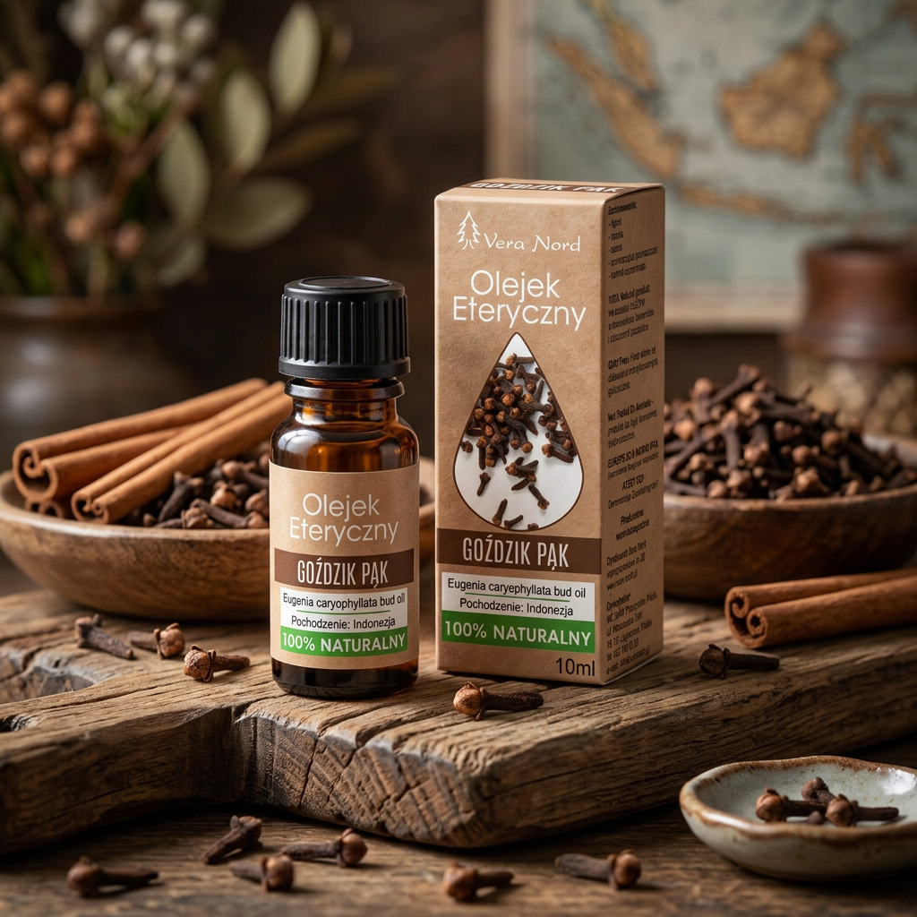 100% Naturalny Olejek Eteryczny – Goździk z Pąków (Vera Nord, 10 ml) — miniatura 5