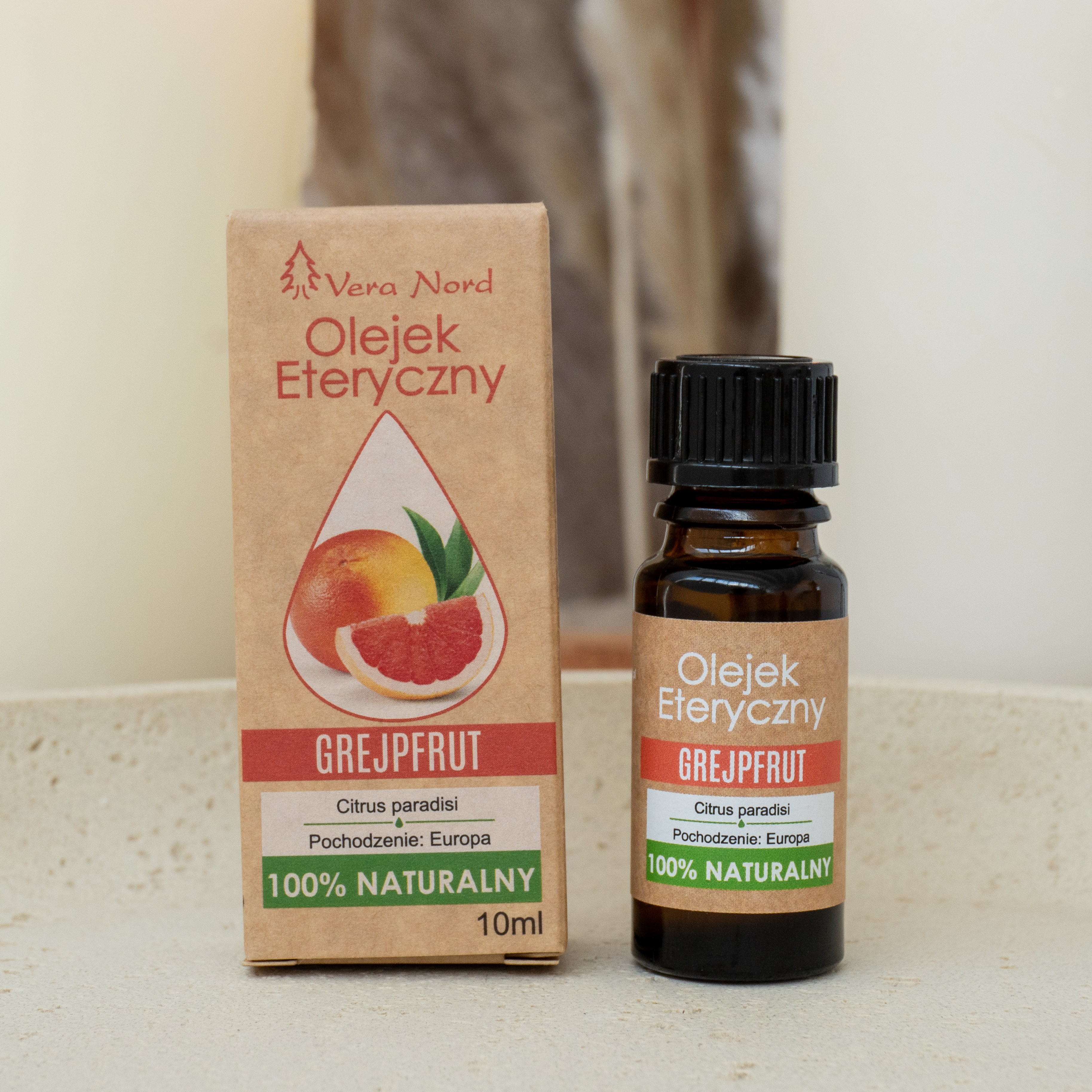 100% Naturalny Olejek Eteryczny – Grejpfrut (Vera Nord, 10 ml) — miniatura 4