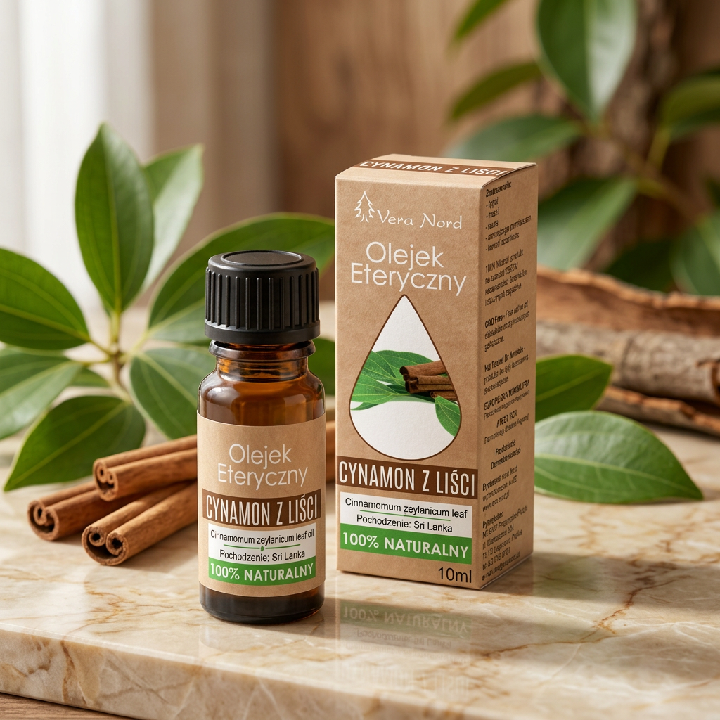 100% Naturalny Olejek Eteryczny – Cynamon z Liści (Vera Nord, 10 ml) — miniatura 5