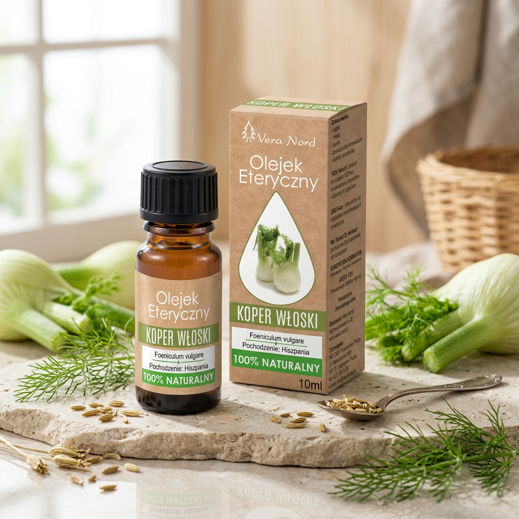 100% Naturalny Olejek Eteryczny – Koper Włoski / Fenkuł (Vera Nord, 10 ml) — miniatura 5
