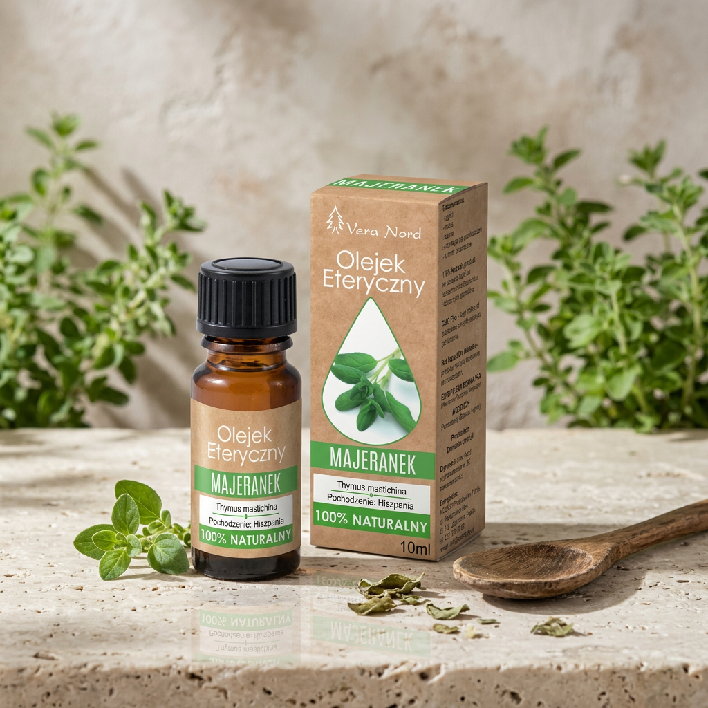 100% Naturalny Olejek Eteryczny – Majeranek (Vera Nord, 10 ml) — miniatura 5