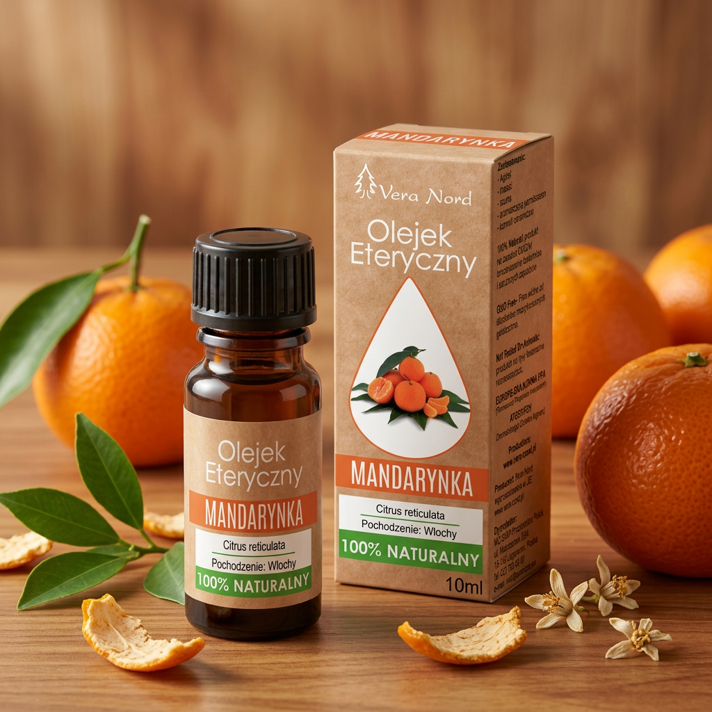 100% Naturalny Olejek Eteryczny – Mandarynka (Vera Nord, 10 ml) — miniatura 6