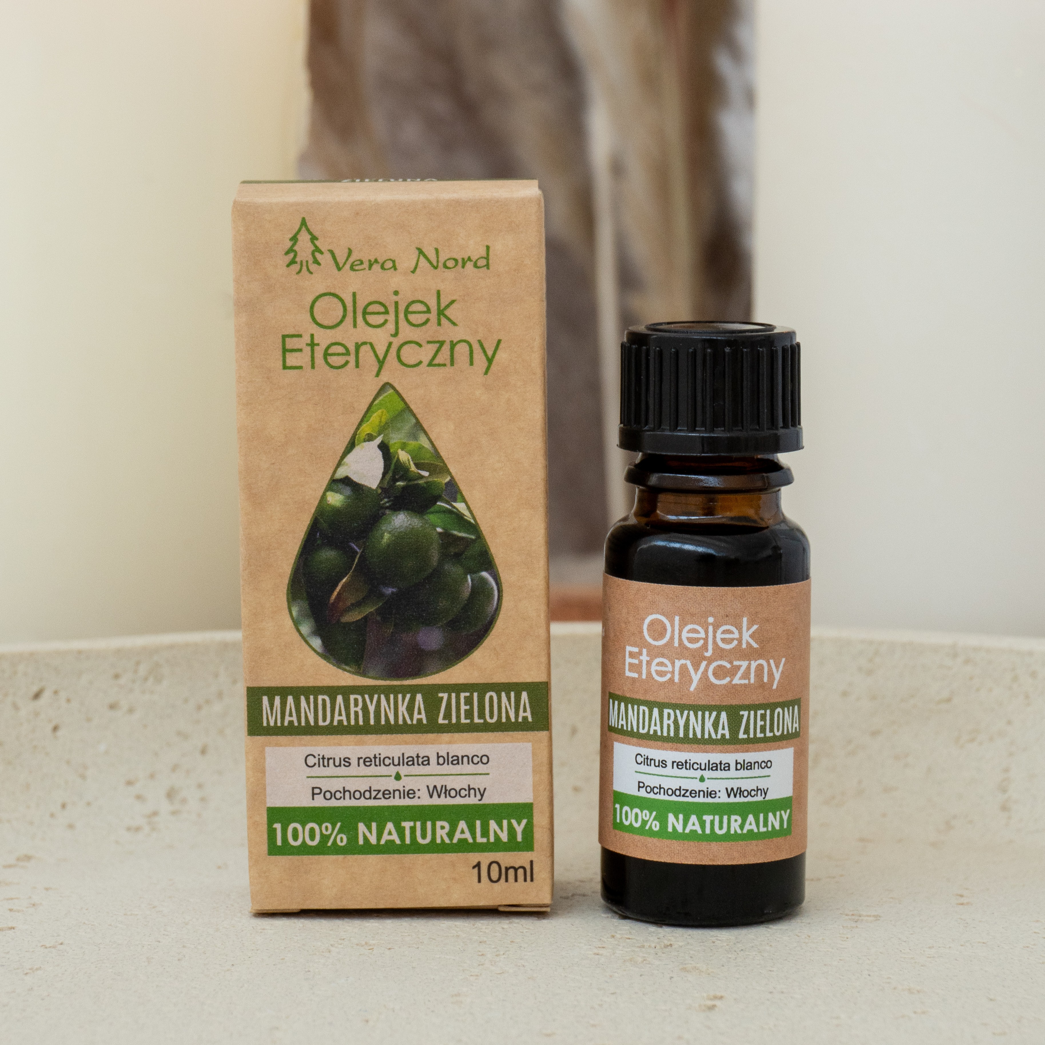 100% Naturalny Olejek Eteryczny – Zielona Mandarynka (Vera Nord, 10 ml) — miniatura 4