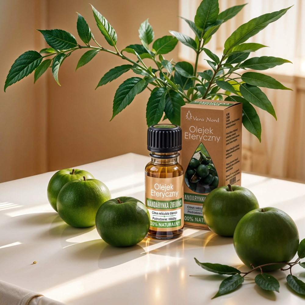 100% Naturalny Olejek Eteryczny – Zielona Mandarynka (Vera Nord, 10 ml) — miniatura 5