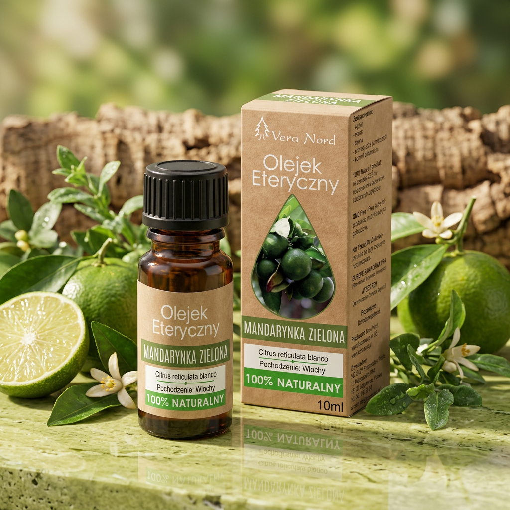 100% Naturalny Olejek Eteryczny – Zielona Mandarynka (Vera Nord, 10 ml) — miniatura 6