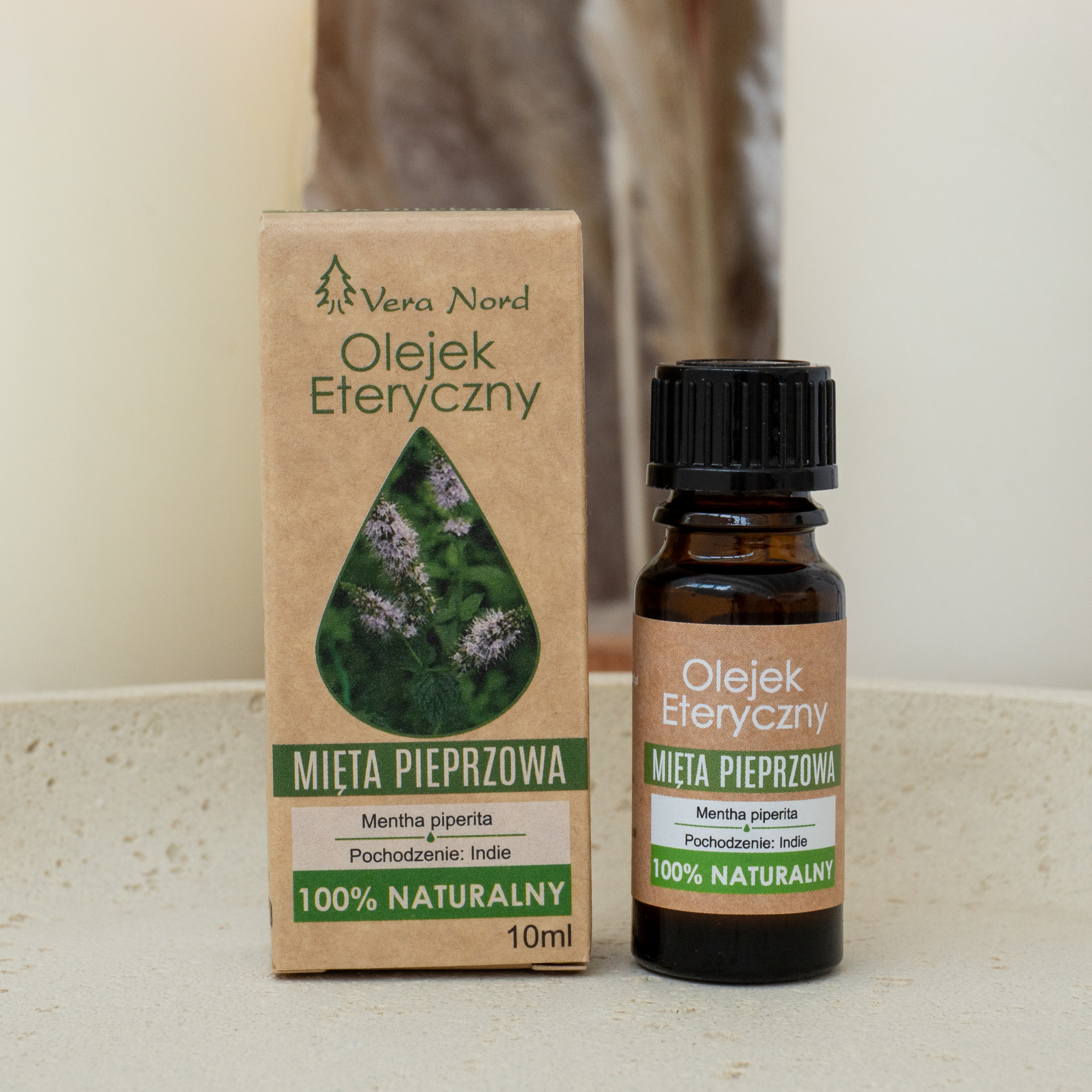 100% Naturalny Olejek Eteryczny – Mięta Pieprzowa (Vera Nord, 10 ml) — miniatura 4