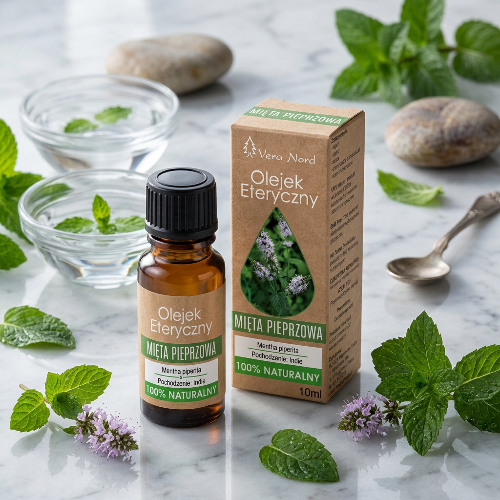 100% Naturalny Olejek Eteryczny – Mięta Pieprzowa (Vera Nord, 10 ml) — miniatura 5
