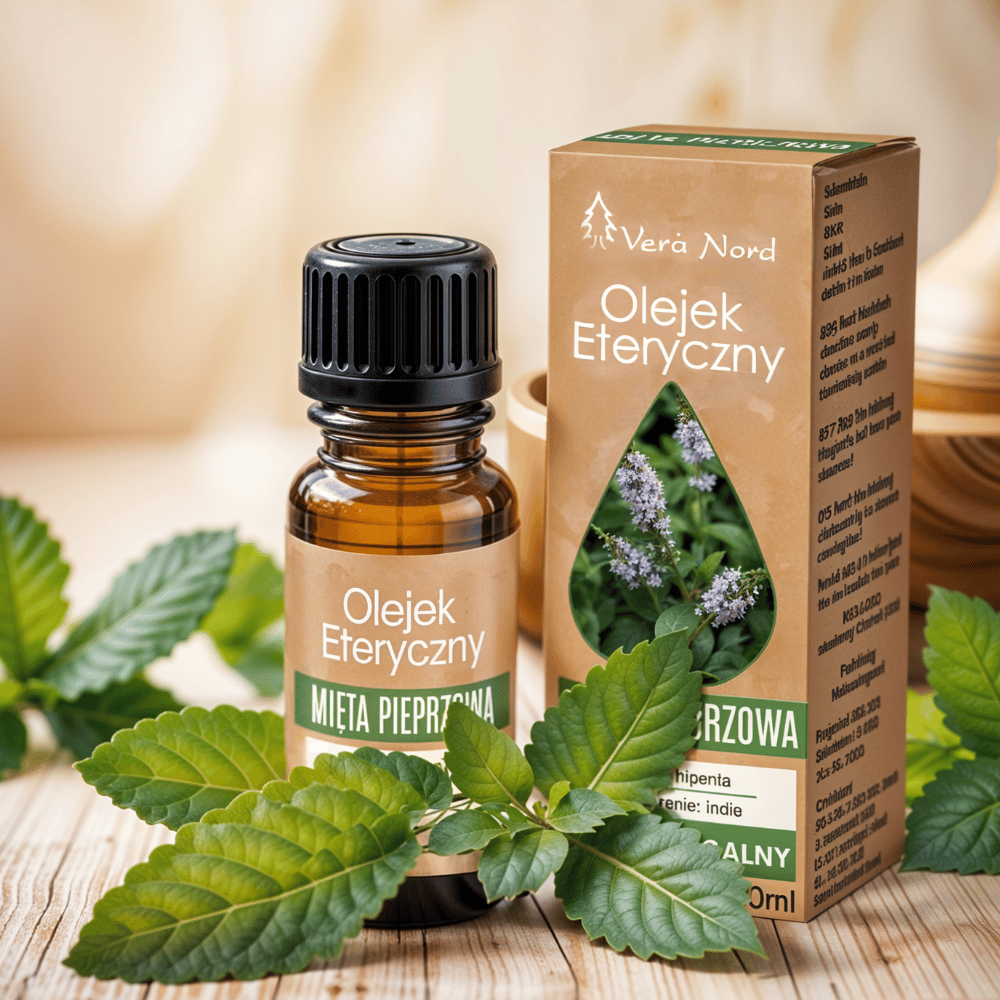 100% Naturalny Olejek Eteryczny – Mięta Pieprzowa (Vera Nord, 10 ml) — miniatura 6