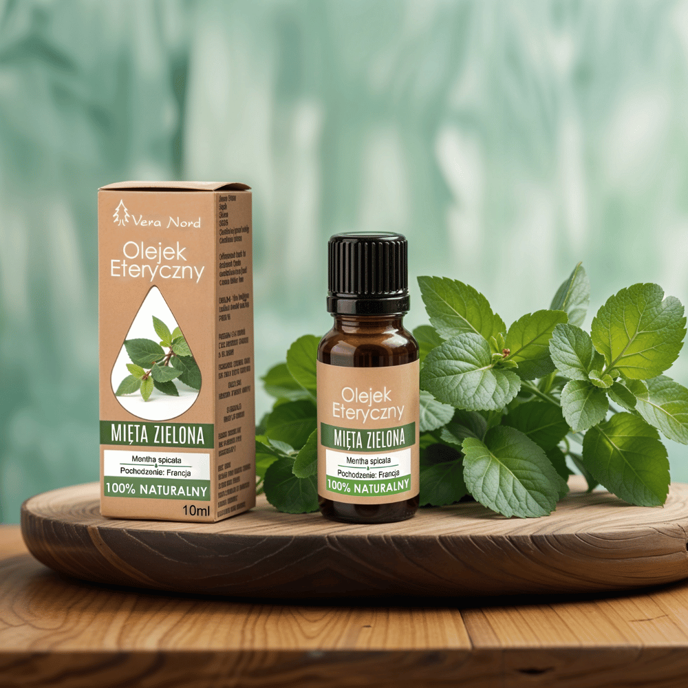 100% Naturalny Olejek Eteryczny – Mięta Zielona / Spearmint (Vera Nord, 10 ml) — miniatura 6