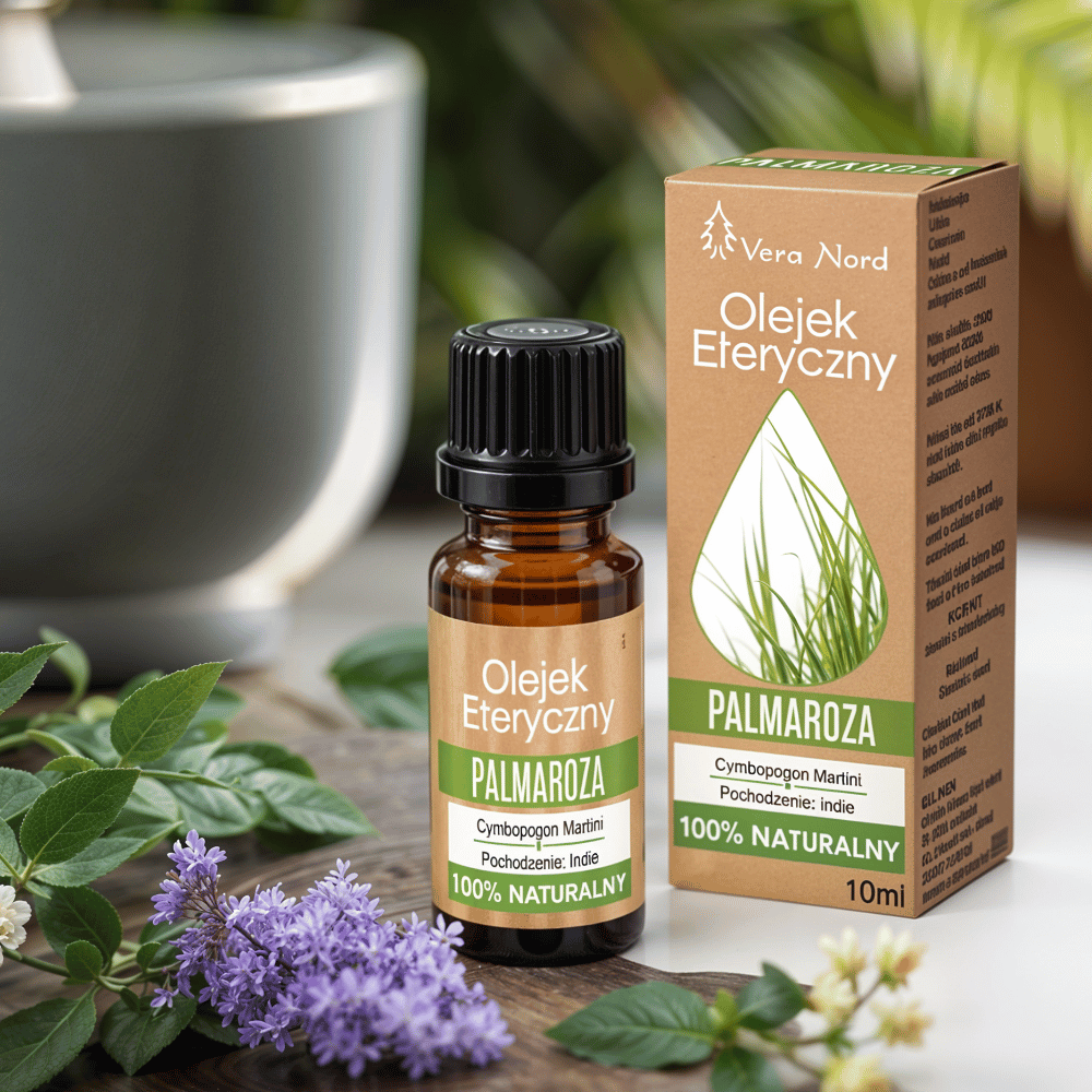 100% Naturalny Olejek Eteryczny – Palmaroza (Vera Nord, 10 ml) — miniatura 6
