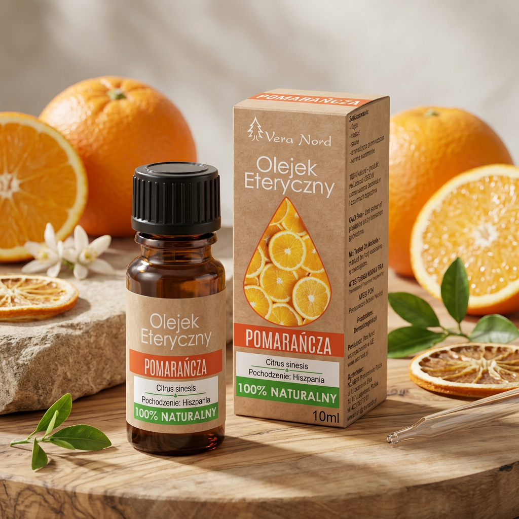 100% Naturalny Olejek Eteryczny – Pomarańcza Słodka (Vera Nord, 10 ml) — miniatura 6