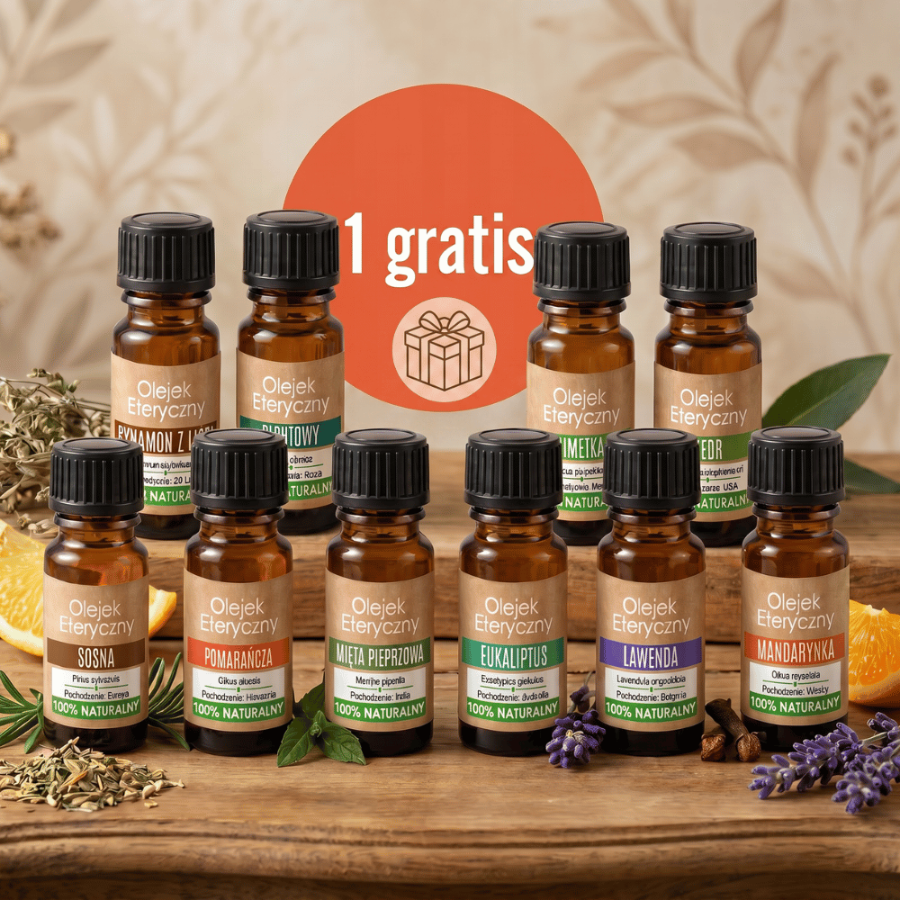 Zestaw Prezentowy Olejków Eterycznych – 9 + 1 GRATIS (Vera Nord, 10 x 10 ml) — miniatura 3