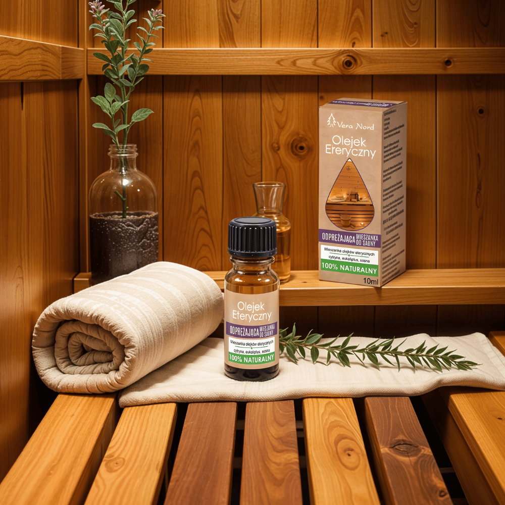 100% Naturalny Olejek Funkcjonalny – Odprężająca Mieszanka do Sauny (Vera Nord, 10 ml) — miniatura 6