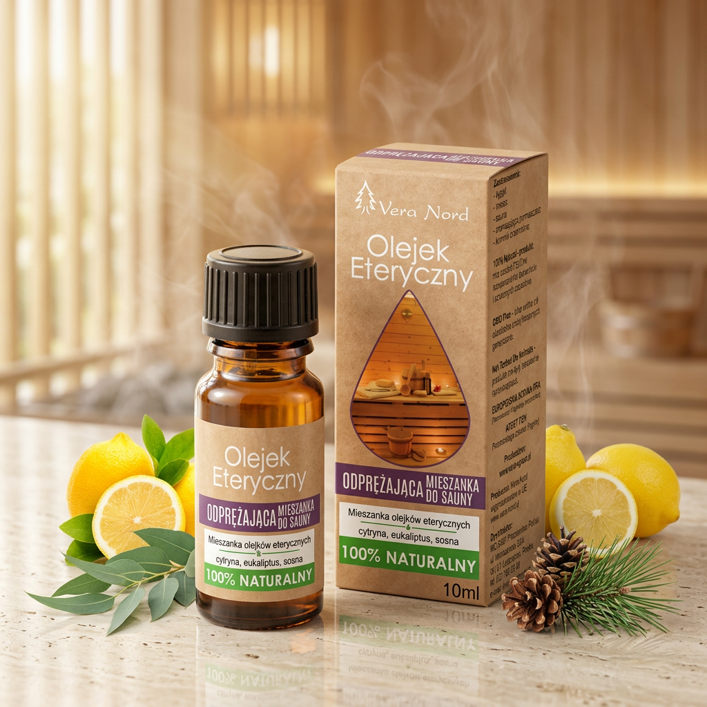 100% Naturalny Olejek Funkcjonalny – Odprężająca Mieszanka do Sauny (Vera Nord, 10 ml) — miniatura 5